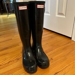 Hunter Black Rain Boots